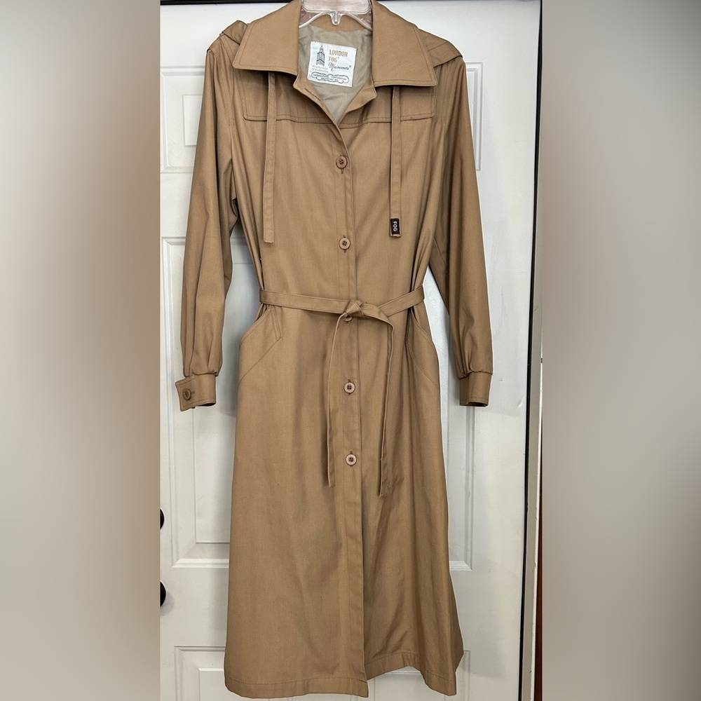 Women’s London Fog Khaki Maincoats 12 Regular